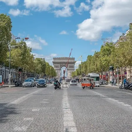 0 2pers Champs Elysees Arc De Triomphe * Paris